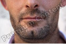 Mouth Man Casual Average Bearded Street photo references